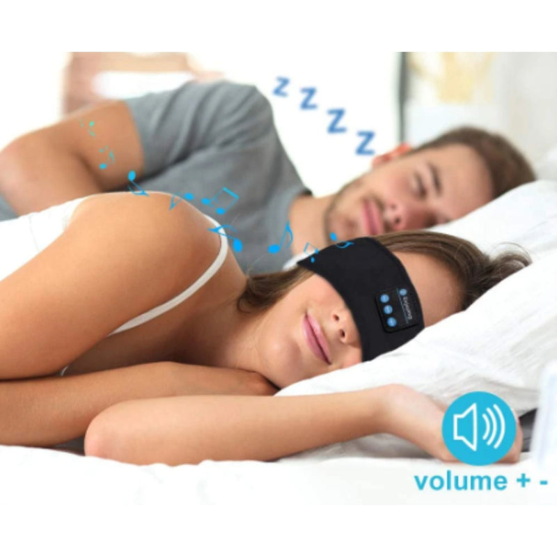 Mascara de Dormir Bluetooth com Fone de Ouvido Tapa Olho Sono Tranquilo